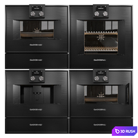 Gaggenau Ovens 3D Model Vray, Corona