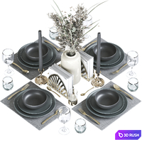 Serving 3D Model Vray, Corona