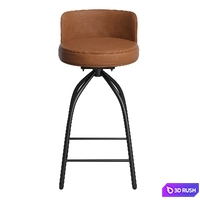 Twist Counter Stool 3D Model Vray, Corona