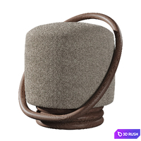 Pouffe porada smile 3D Model Corona