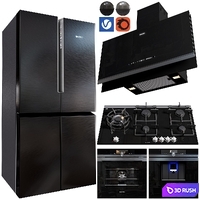 siemens kitchen set 3D Model Vray, Corona