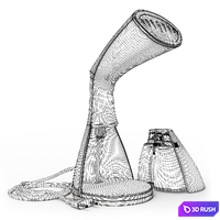 Steamer manual steamer 3D Model Vray, Corona