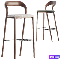 Neva Light Bar chair by Artisan 3D Model Vray, Corona