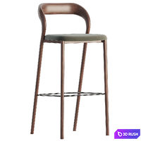 Neva Light Bar chair by Artisan 3D Model Vray, Corona