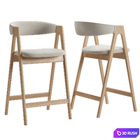 Deephouse. Bar stool Dublin, Bern 3D Model Vray, Corona
