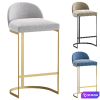Bar And Semi Bar Stools ARIZONA by Cazarina Interiors/Барный И Полубарный Стулья АРИЗОНА 3D Model Corona