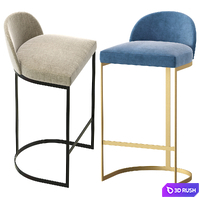 Bar And Semi Bar Stools ARIZONA by Cazarina Interiors/Барный И Полубарный Стулья АРИЗОНА 3D Model Corona