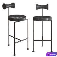 Banqueta Torno Chairs 3D Model Corona