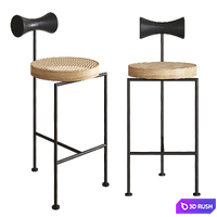 Banqueta Torno Chairs 3D Model Corona
