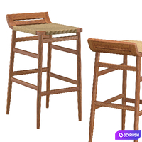 Abing Bar Stool 3D Model Corona