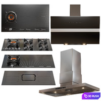 Asko appliance set 3D Model Corona