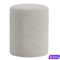 Pouffe Polina by Inmyroom 3D Model Corona