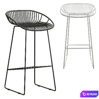 Chairs FRANK 3D Model Corona