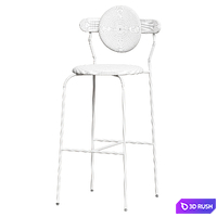Bar Stool Planet Bar Stool - Leather 3D Model Corona