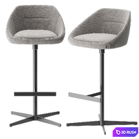 Ezy barstool by Offecct 3D Model Vray, Corona