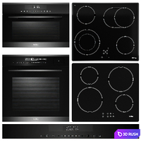 Korting kitchen equipment set 3D Model Vray, Corona