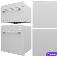 Korting kitchen equipment set 3D Model Vray, Corona