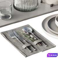 Tableware09 3D Model Vray, Corona