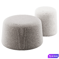 Pouf Fungo by Grado Design 3D Model Vray