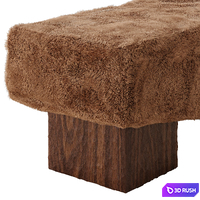 Cuff Studio BLOCK BENCH 3D Model Corona