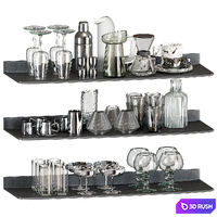 Kitchen Utensils Set 3D Model Vray, Corona