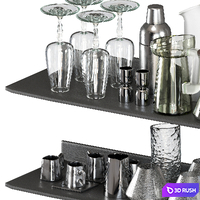 Kitchen Utensils Set 3D Model Vray, Corona