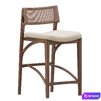 Sossego design Laura Counter Stool 3D Model Vray, Corona