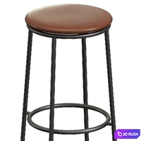 Circa Counter Stool 3D Model Corona
