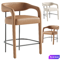 Mavia Counter Stool &amp; Mavia Dining Armchair 3D Model Corona