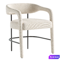 Mavia Counter Stool &amp; Mavia Dining Armchair 3D Model Corona