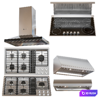 Jennair appliance set 3D Model Corona