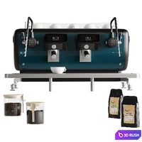 Barista Attitude Pilot 2 3D Model Vray, Corona