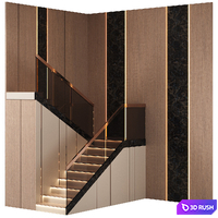 Stairs 3D Model Corona