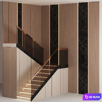 Stairs 3D Model Corona