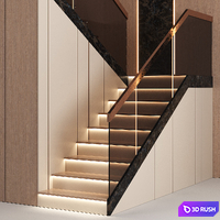 Stairs 3D Model Corona