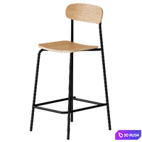 Cove Timber Bar Stool 3D Model Corona