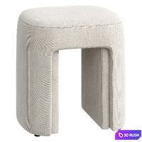 Ponza Stool 3D Model Vray, Corona