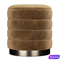 Pouf Francis 3D Model Corona