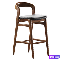 Acheson bar stool 3D Model Corona