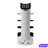 Bellabot PUDU. Premium Delivery Robot 3D Model Corona
