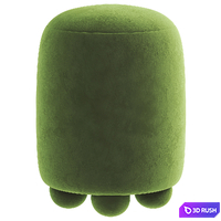 Orsetto pouf III 3D Model Vray, Corona