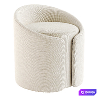 Garce pouf 3D Model Corona