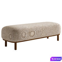 Bench / bedside table LA REDOUTE Papoo 3D Model Corona
