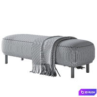 Bench / bedside table LA REDOUTE Papoo 3D Model Corona
