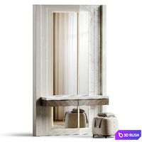 Dressing table with stone stv006. 3D Model Corona