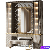 Dressing Table 3D Model Corona