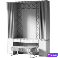 Dressing Table 3D Model Corona