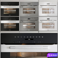 Miele Oven H 7240-60 and Combi-Steam Oven 3D Model Vray, Corona