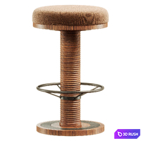 Bryden Barstool 3D Model Corona