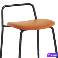 Bar stool Litman 3D Model Vray, Corona